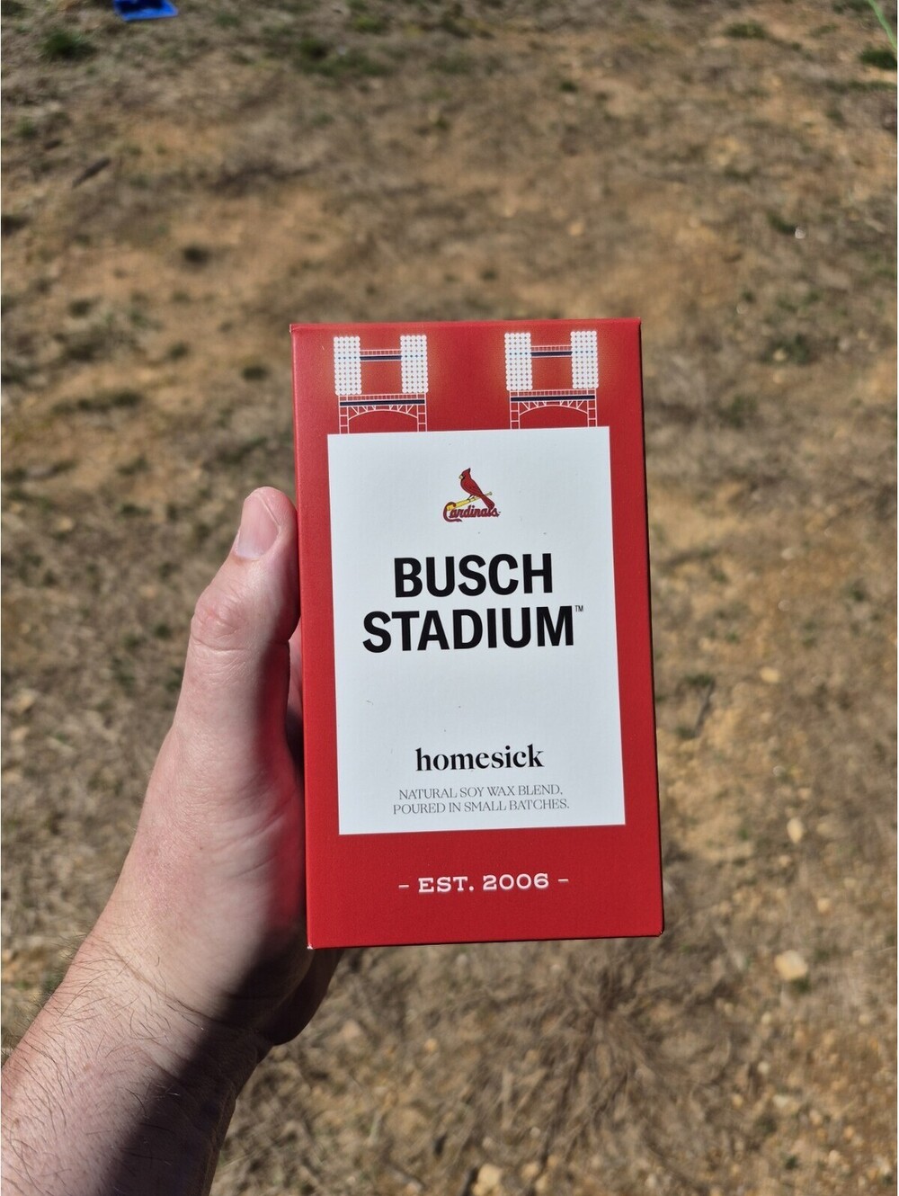 St Louis Cardinals 13.75 oz. Busch Stadium Soy-Blend Candle New Rare MLB Merch